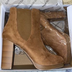 Suede Brown Booties